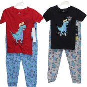 Wholesale - 2pc "LET'S SKATE" BOYS SLEEP SET (2 ASST PRINTS -SIZE: 2T,3T,4T), UPC: 636458335717